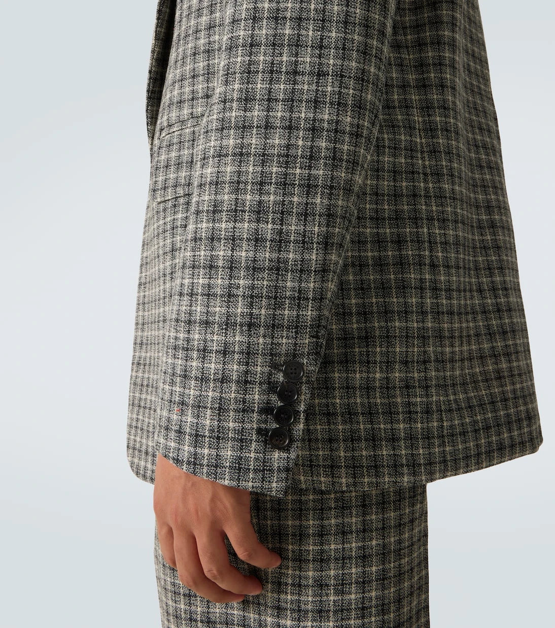 Acne Studios - Checked wool suit jacket