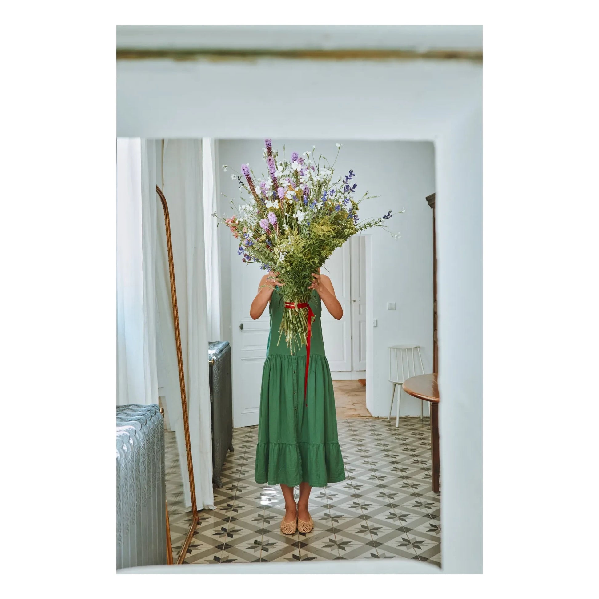 Poudre Organic - Celosie dress | Forest Green