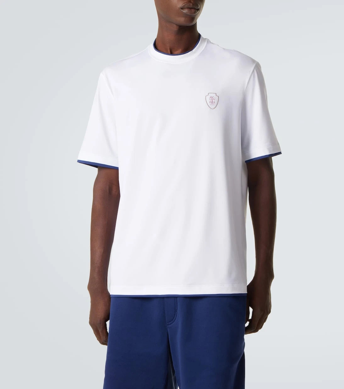 Brunello Cucinelli - Logo cotton jersey T-shirt