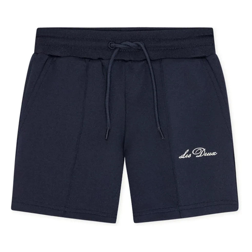 Les Deux - Ballier Crew Jogger Shorts | Midnight blue
