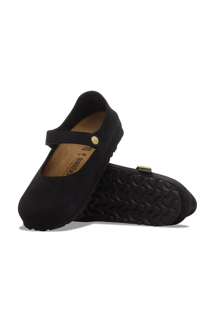 Birkenstock балеринки от велур Mantova