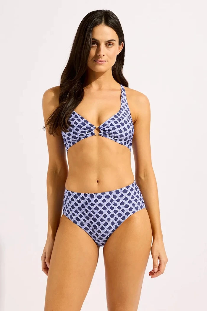 Seafolly горнище на бански дамско Multi Fit Longline Tri