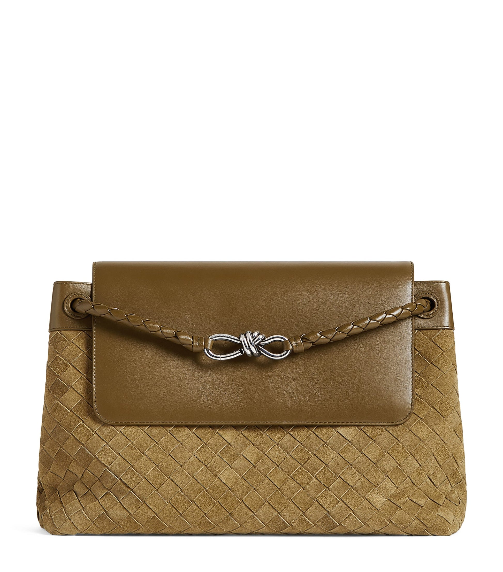 Bottega Veneta Leather Andiamo Messenger Bag