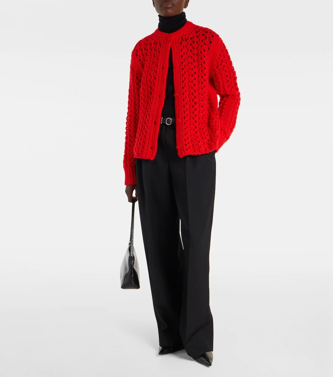 Jil Sander - Open-knit wool cardigan