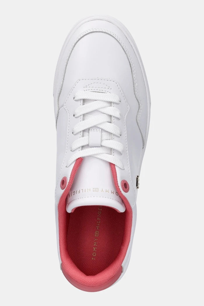 Tommy Hilfiger ESSENTIAL ELEVATED COURT SNEAKER Deri Spor Ayakkabı