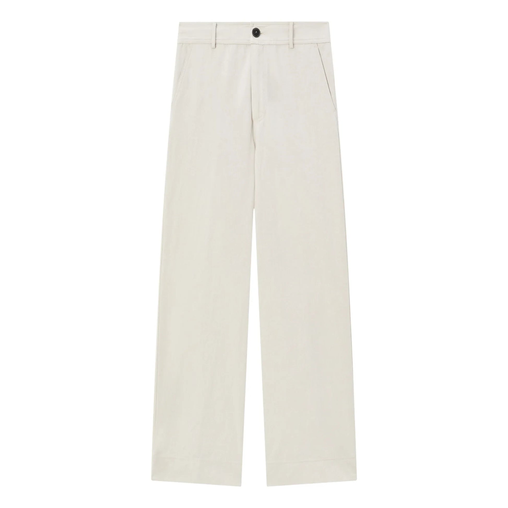 Pomandère - Wide-leg trousers | White