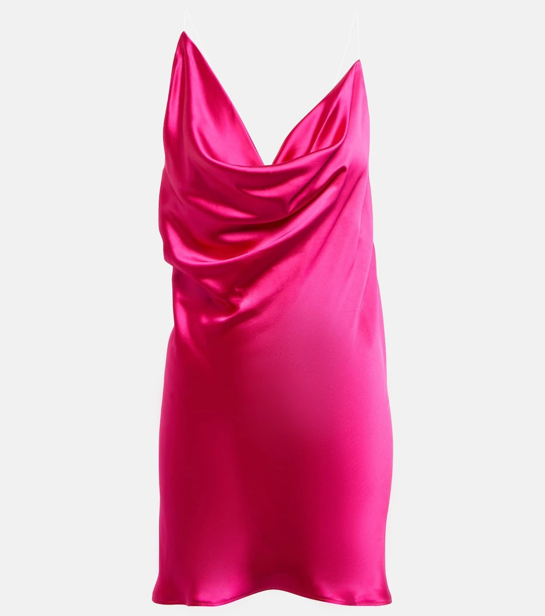 Y/Project - Invisible strap satin minidress