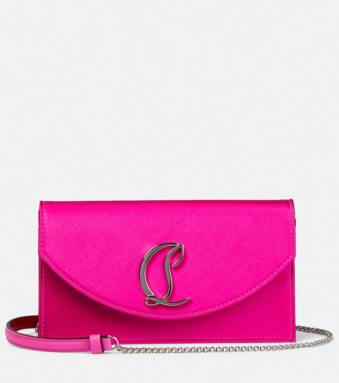 Christian Louboutin - Loubi54 satin shoulder bag