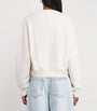 Rag & Bone White Cotton-Blend Printed Sweatshirt