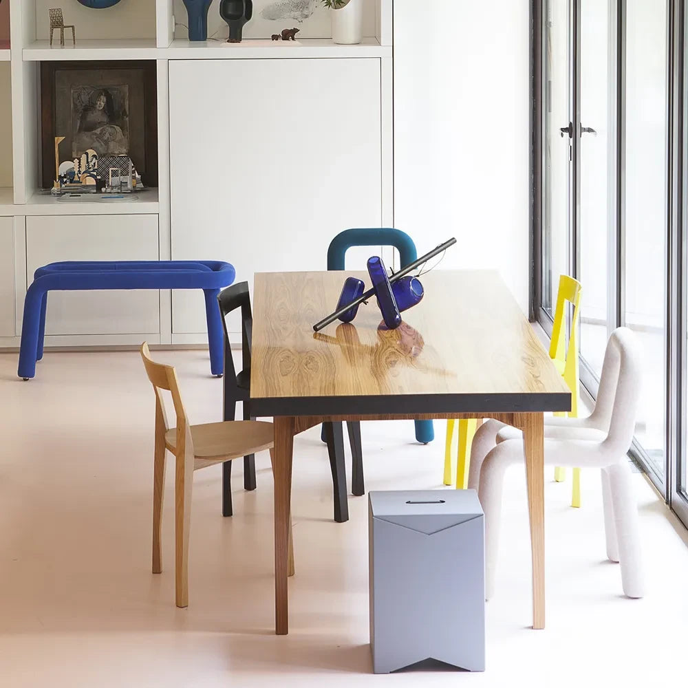 Moustache - Big Game Bold Chair | Peacock blue