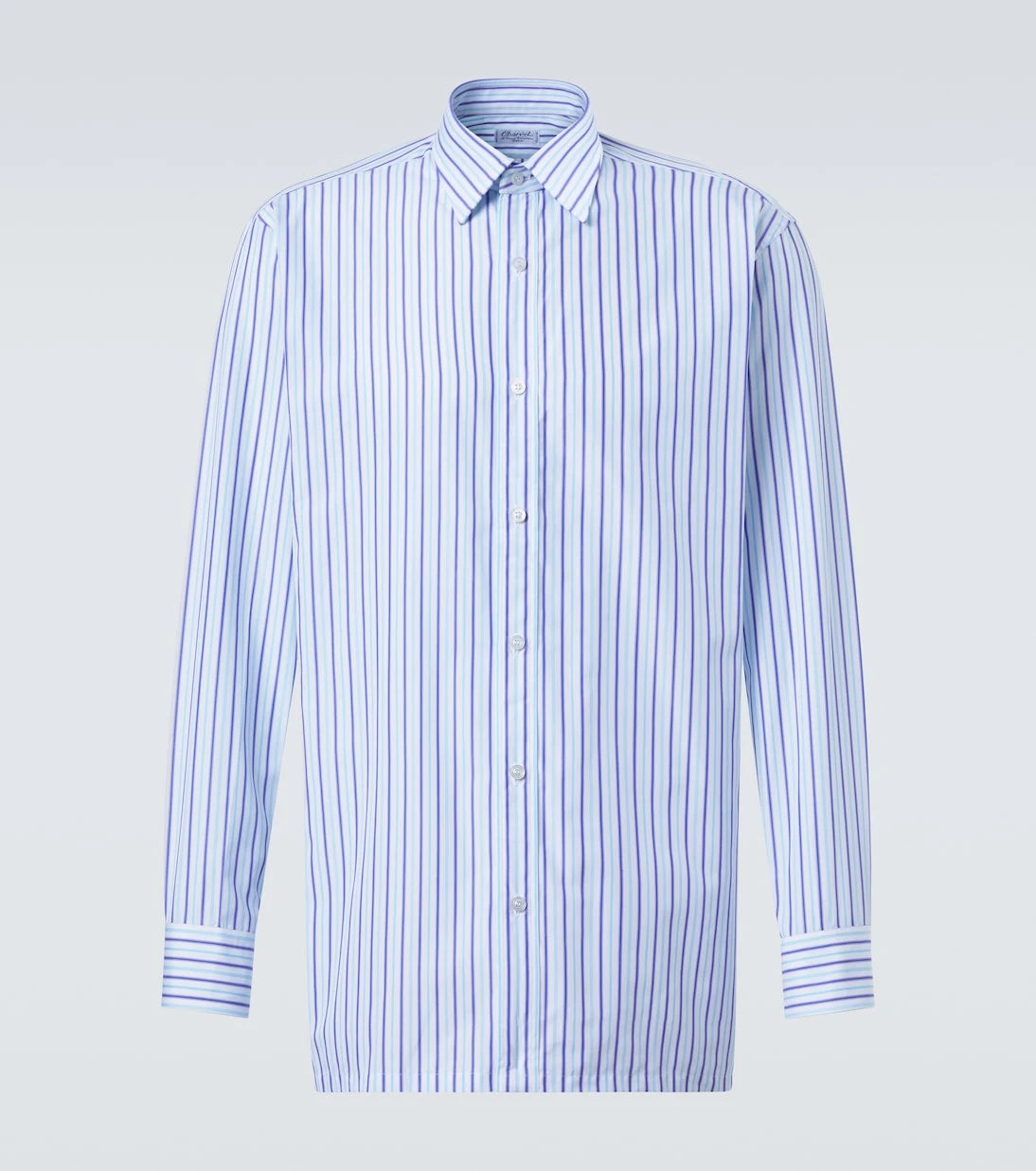 Charvet - Striped cotton poplin shirt