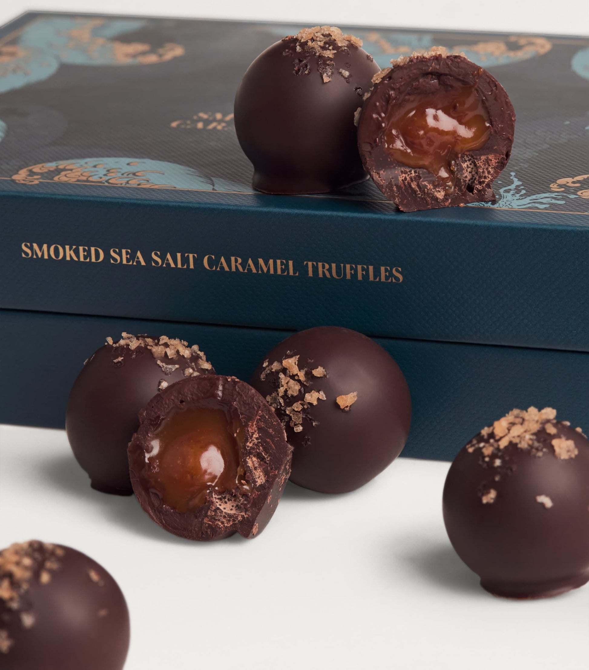 15-Piece Smoked Sea Salt Caramel Truffles (200g)