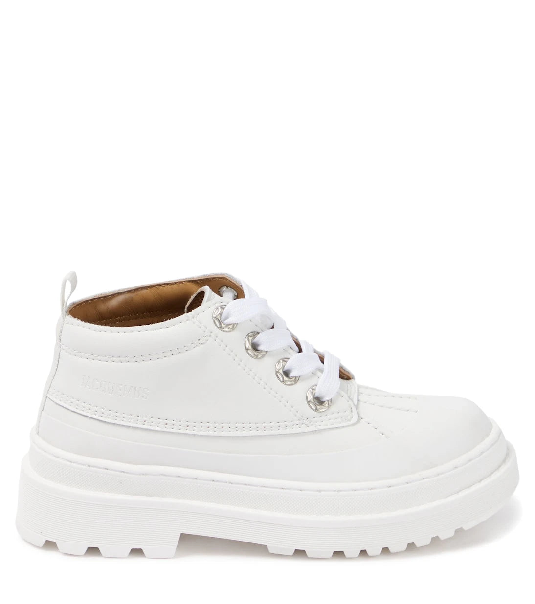 Jacquemus Enfant - Les Meunier leather ankle boots