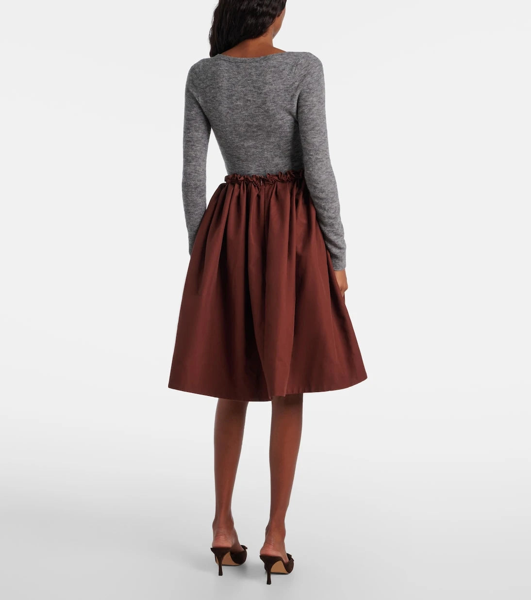 Shushu/Tong - Logo wool-blend bodysuit