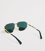 Blue Metal Sunglasses