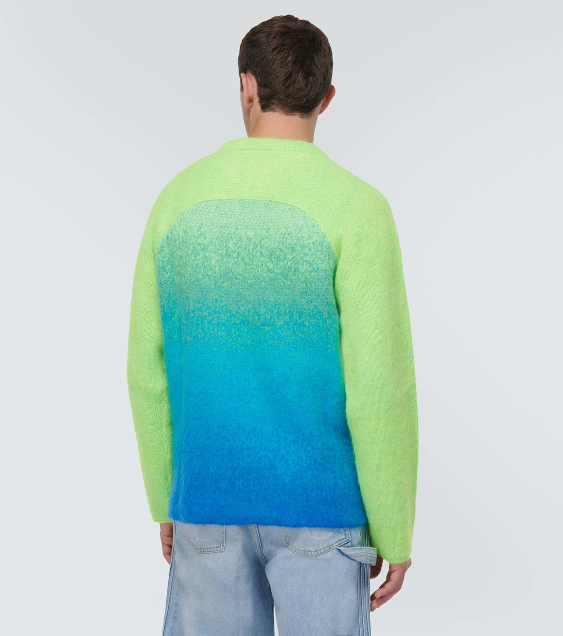 ERL - Rainbow knitted mohair-blend sweater