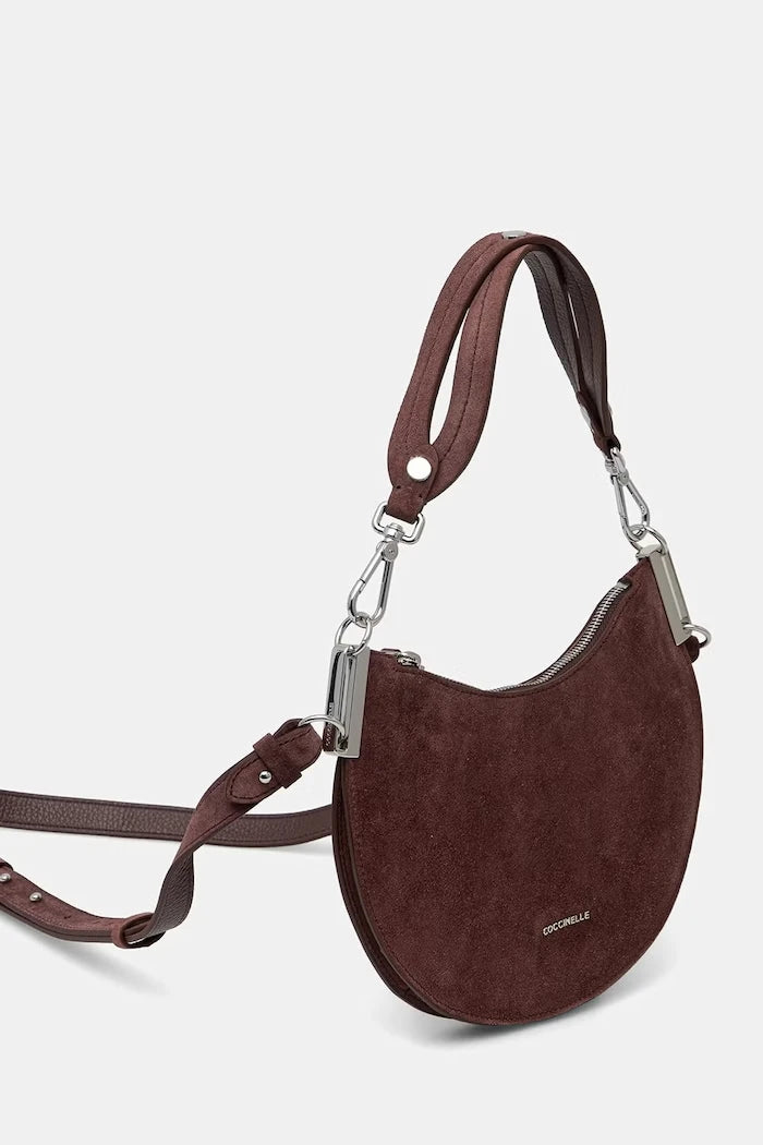 Coccinelle kadın süet çapraz çanta