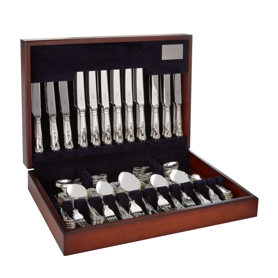Carrs Silver Kings Silver Plated 44-Piece Set