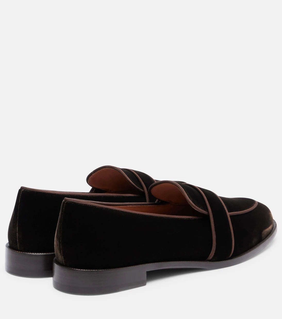 Aquazzura - Martin velvet loafers