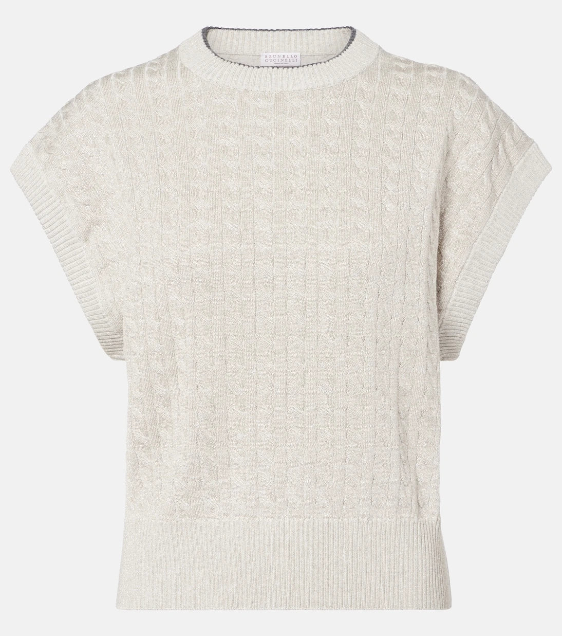 Brunello Cucinelli - Cable-knit cotton-blend sweater