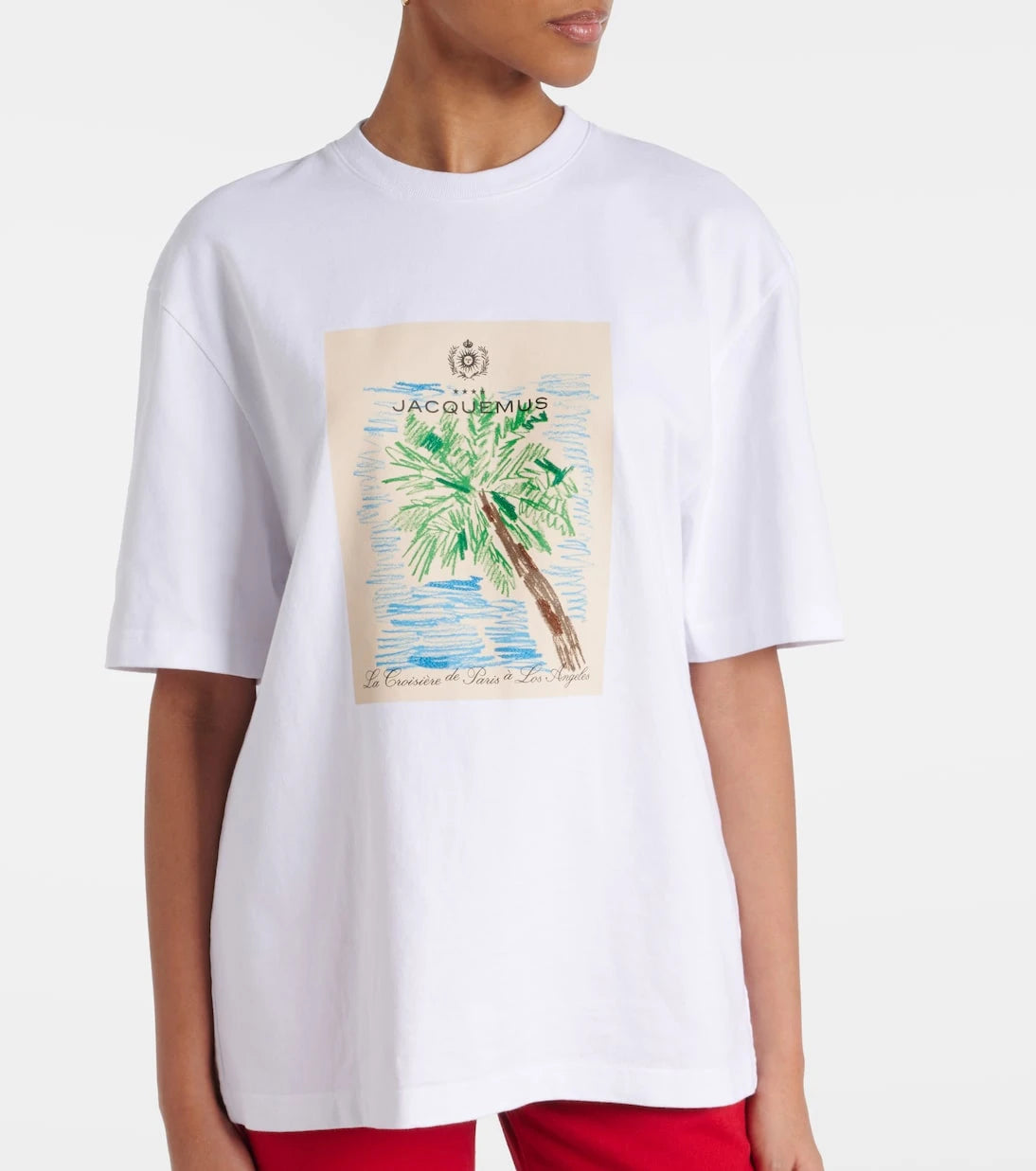 Jacquemus - Marino printed cotton jersey T-shirt