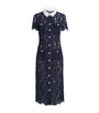 Self-Portrait Lace Collared Midi Dress