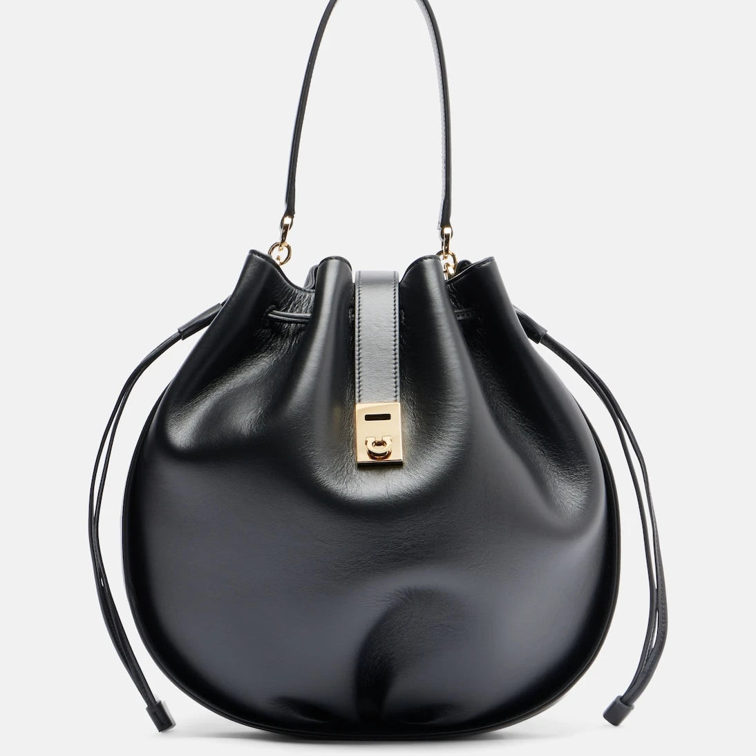 Ferragamo - Hug leather bucket bag