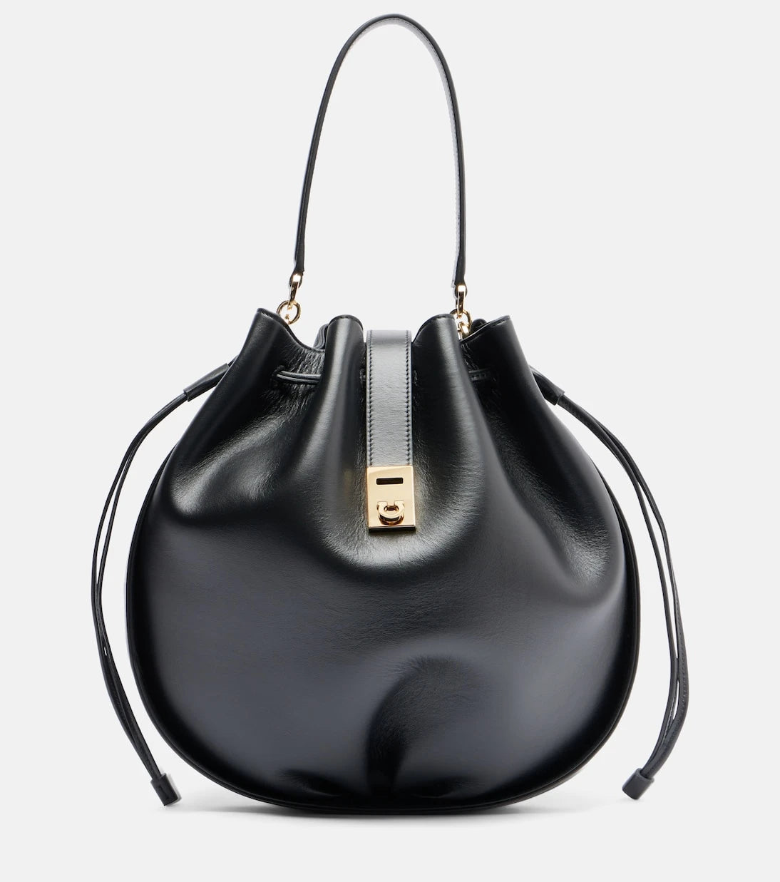 Ferragamo - Hug leather bucket bag