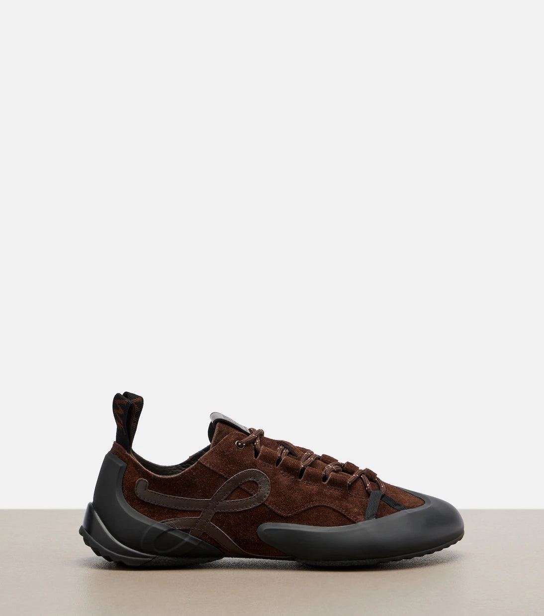 Loewe - Grip Anagram suede sneakers