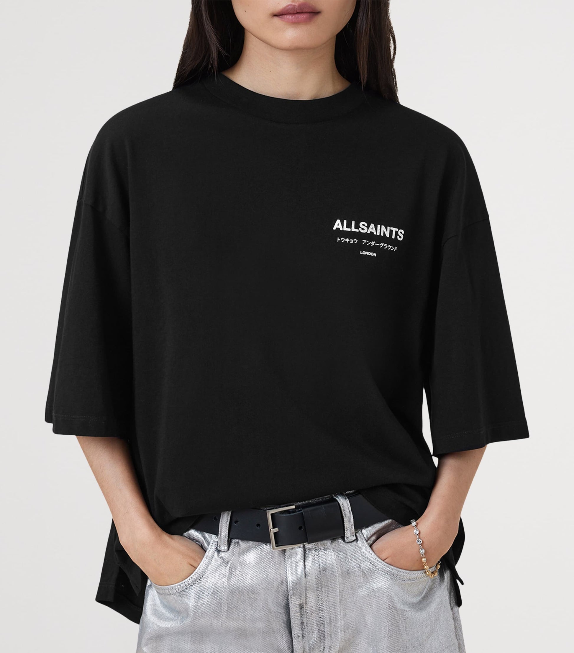 Black Organic Cotton Under Amelie T-Shirt