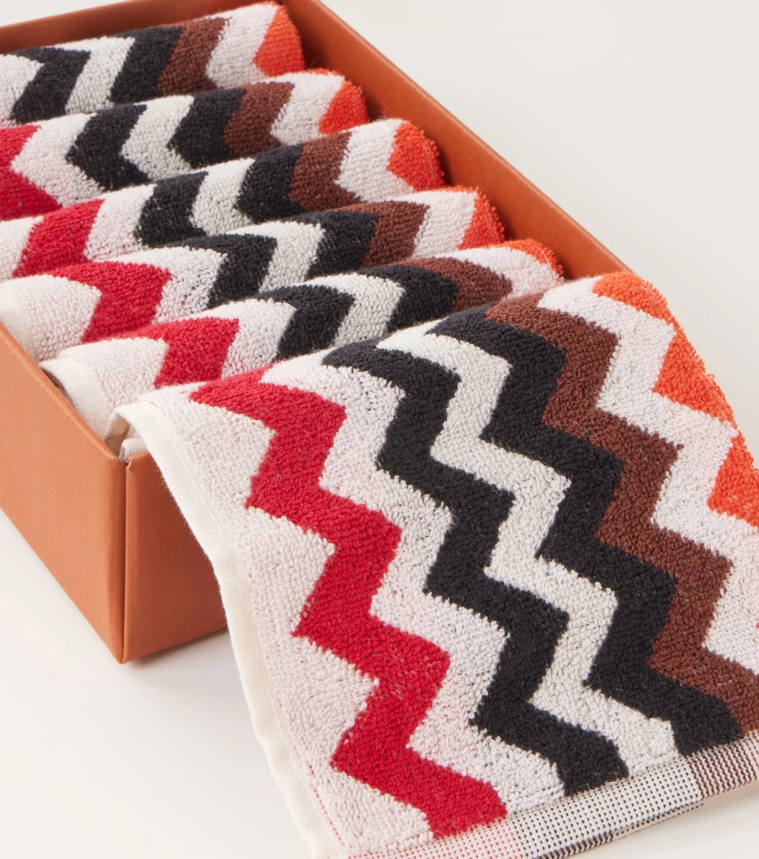 Missoni - Zigzag set of 6 cotton face towels