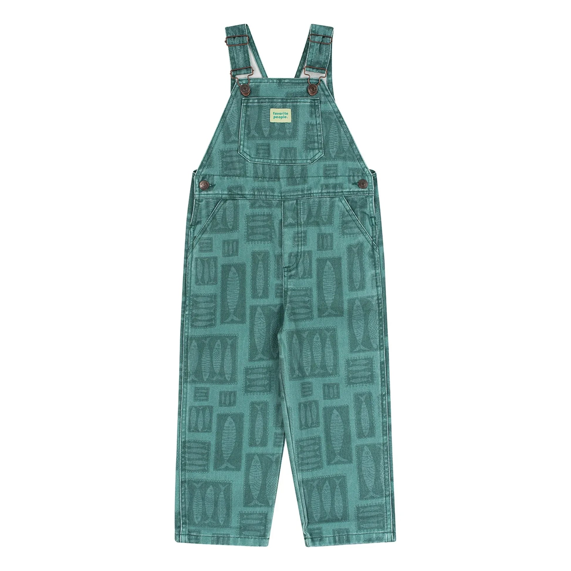 Favorite People - Alfama dungarees | Green