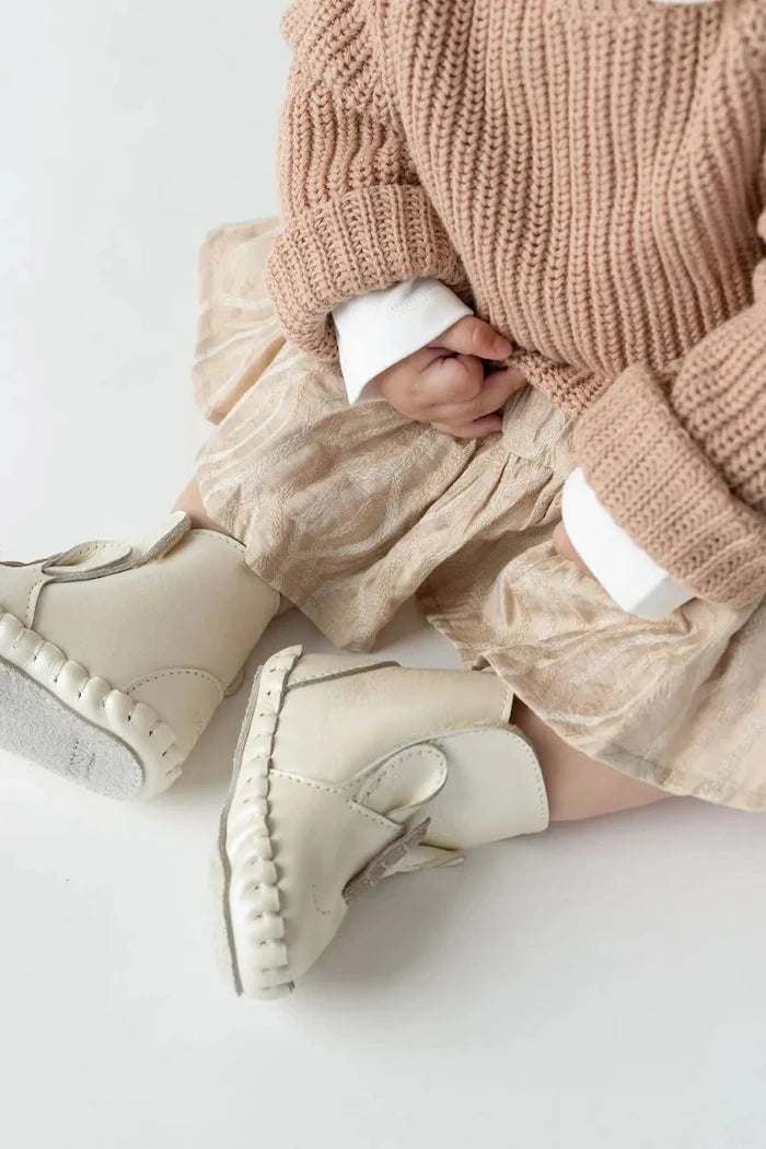 Бебешки кожени обувки Donsje Ynzi Booties Unicorn