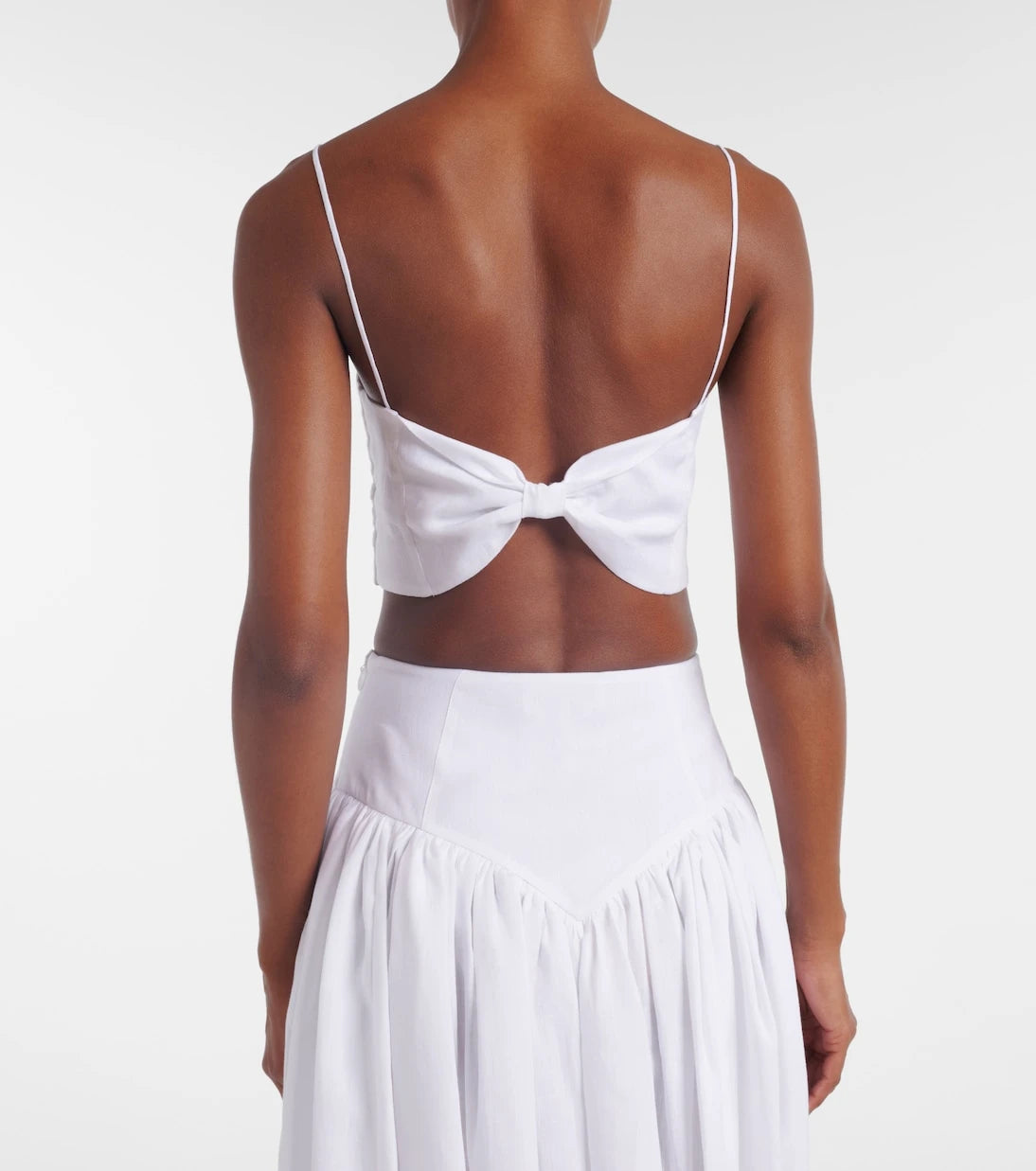Gabriela Hearst - Blazie linen crop top