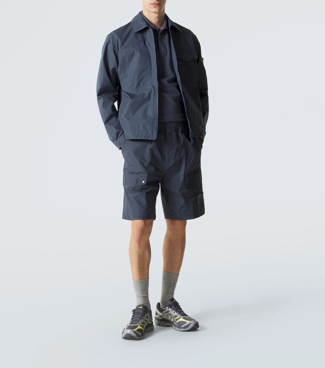 Stone Island - Pamuklu polo kazak