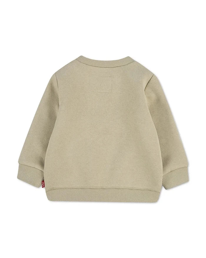 Levi's pamuklu bebek sweatshirt BATWING CREW
