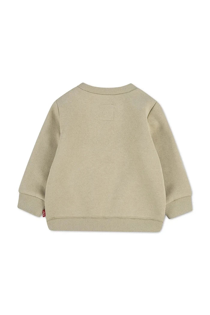Levi's pamuklu bebek sweatshirt BATWING CREW