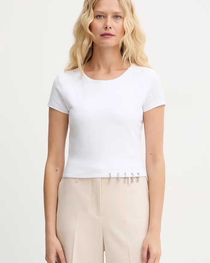 Guess Kadın Pamuklu Tişört ELISABETTE