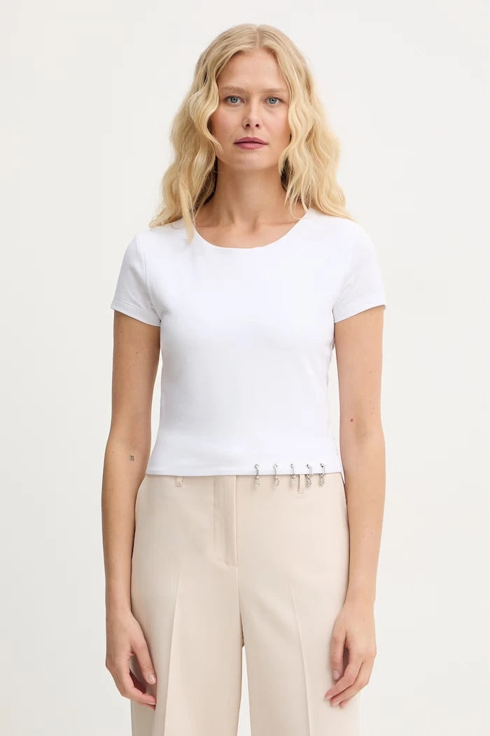Guess Kadın Pamuklu Tişört ELISABETTE