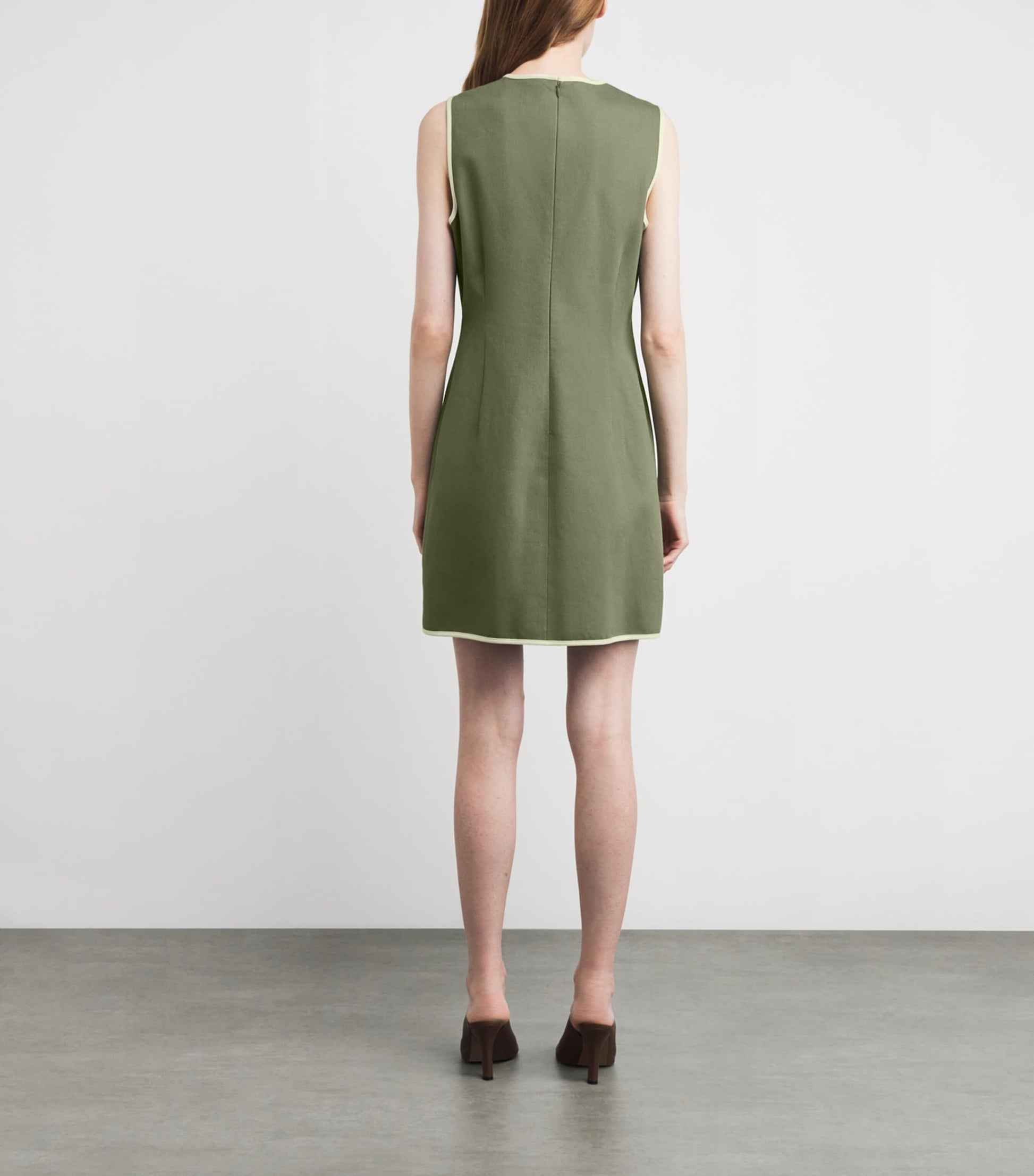 Veronica Beard Green Whistler Mini Dress