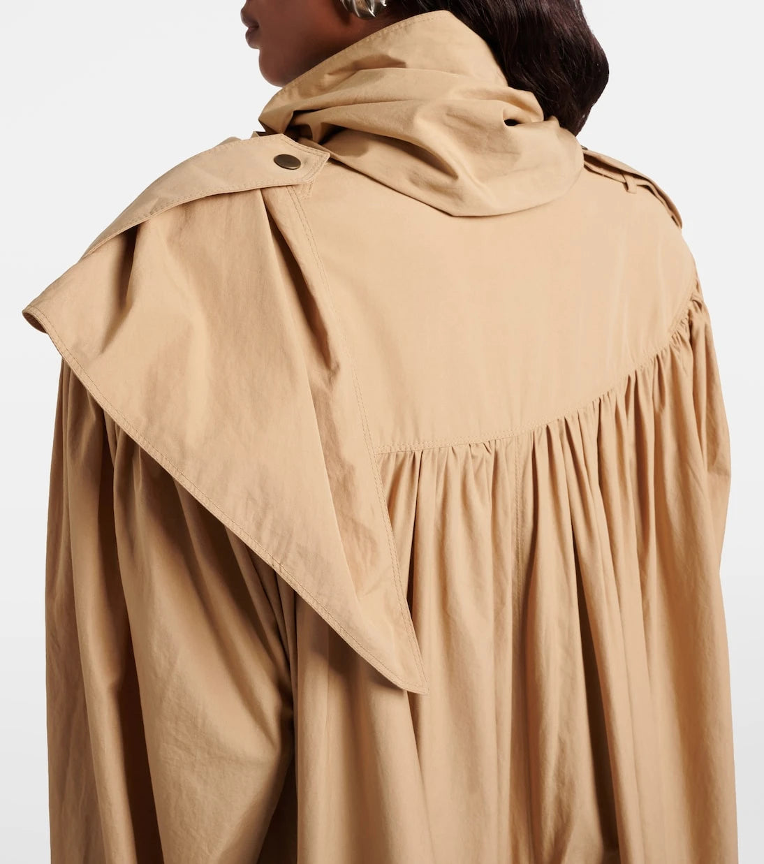 Chloé - Scarf-detail cotton coat