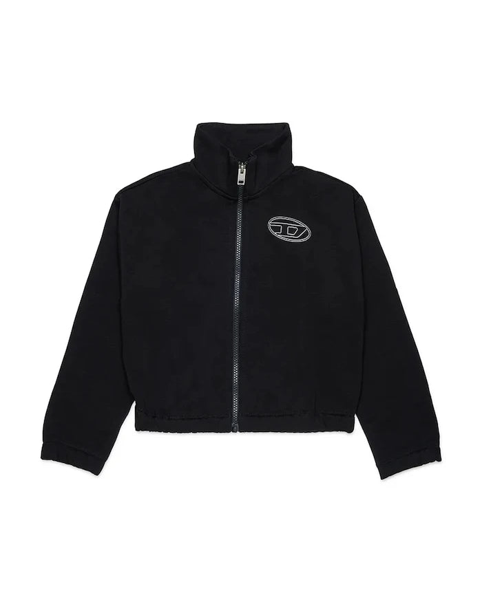 Çocuklar için pamuklu fermuarlı Diesel SALILA SWEAT-SHIRT