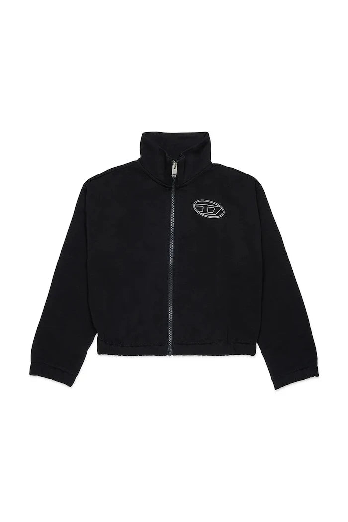 Çocuklar için pamuklu fermuarlı Diesel SALILA SWEAT-SHIRT