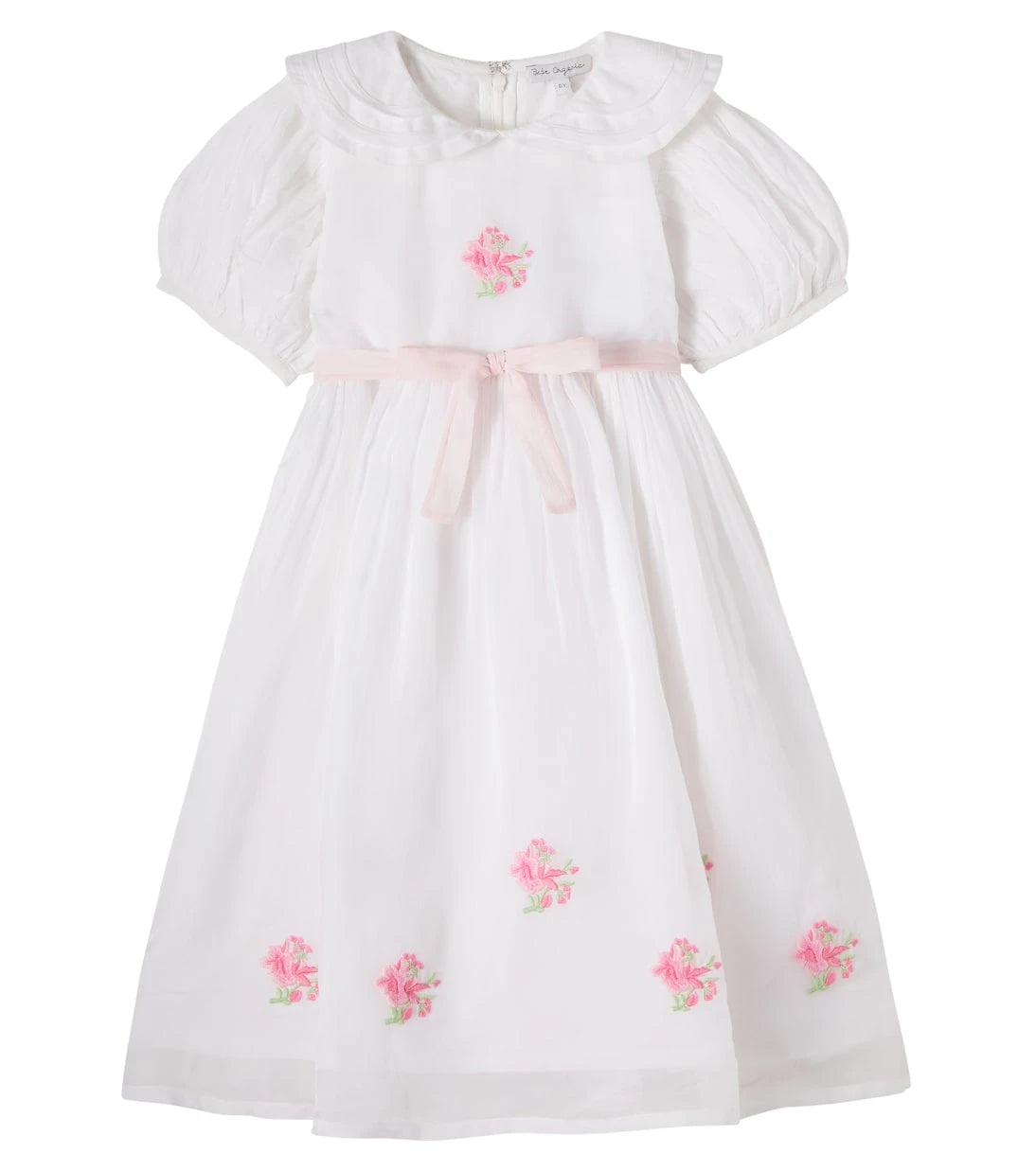 Bebe Organic - Rose embroidered dress