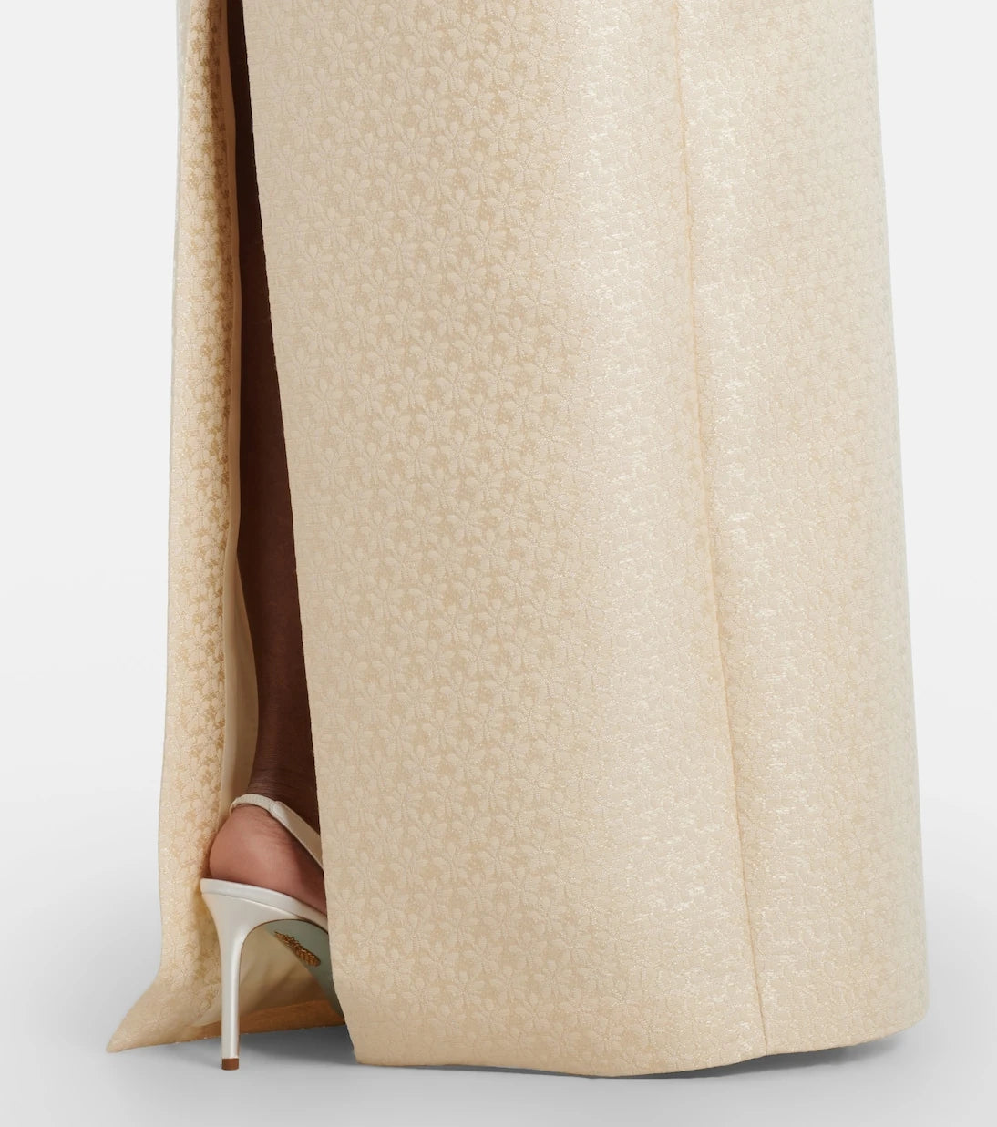 Markarian - Bridal Yolanda brocade off-shoulder gown