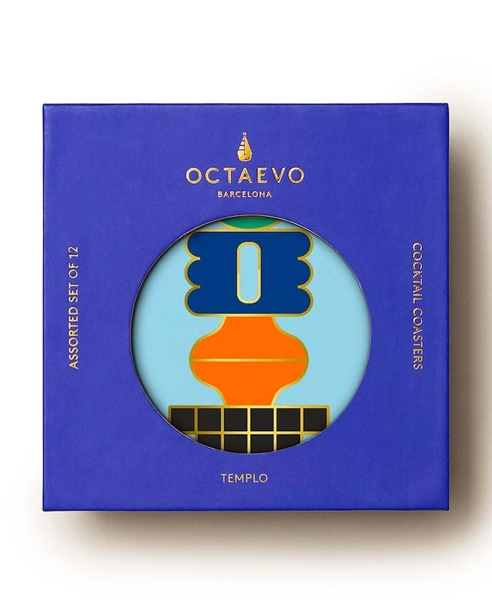 Комплект подложки Octaevo Templo Cocktail 12 броя