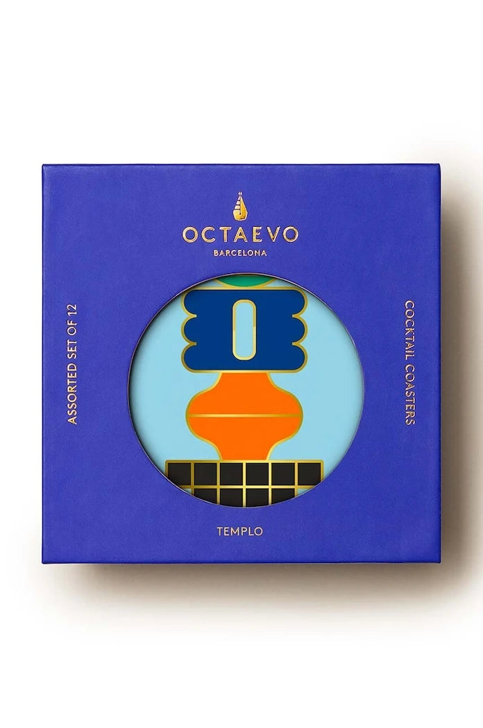 Комплект подложки Octaevo Templo Cocktail 12 броя