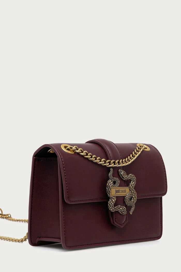 Just Cavalli suni deri kadın crossbody çanta