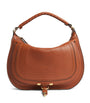 Medium Leather Marcie Shoulder Bag