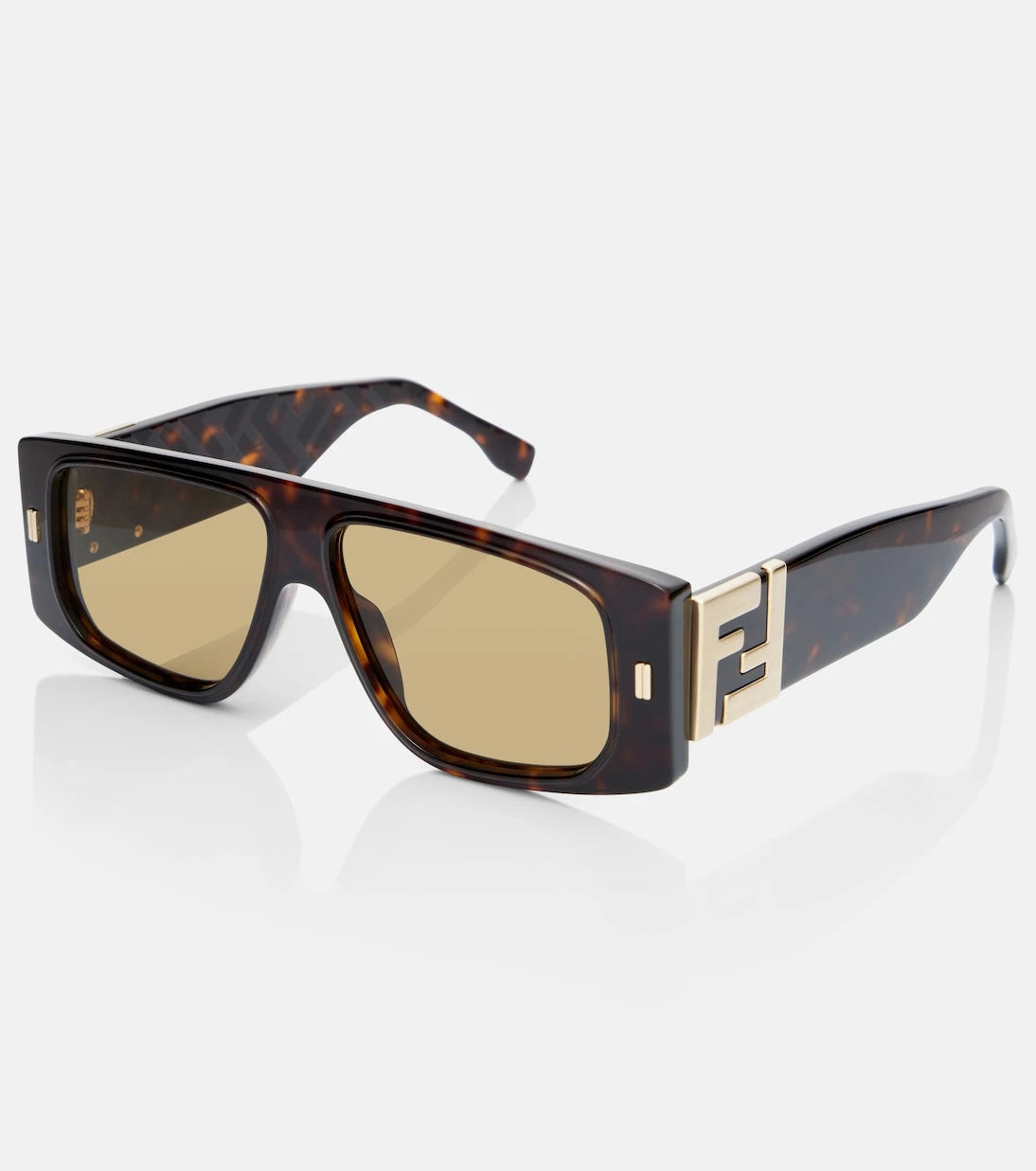 Fendi - FF Squared rectangular sunglasses
